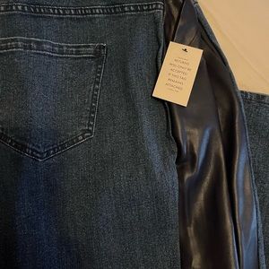 Eloquii Size 14 Coated Denim NWT